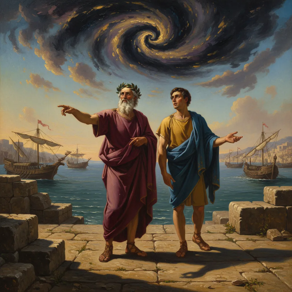 스승 탈레스가 '물'이라고 답한 자리에서 고개를 저은 청년