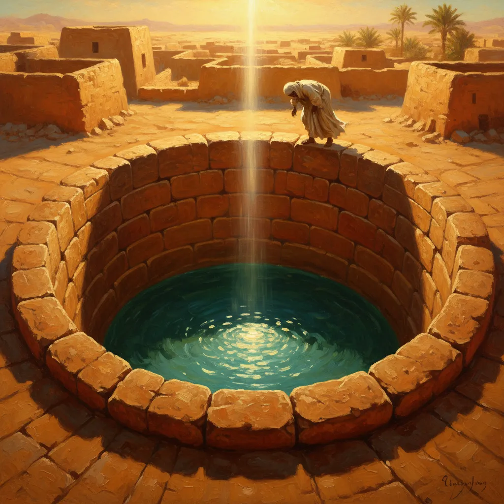 우물 바닥에 햇빛이 닿던 날