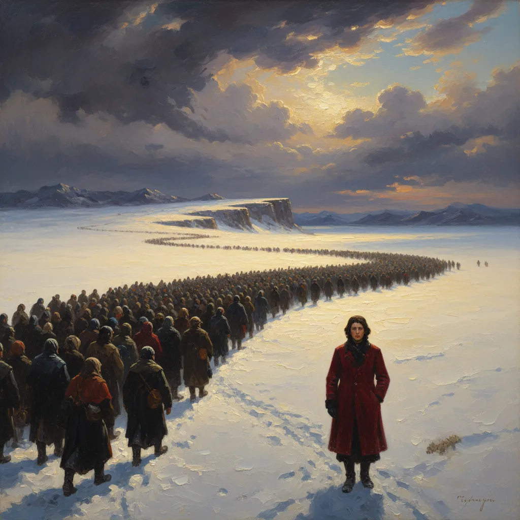 레밍의 해를 쓴 작가에게 러시아 독자들은 거울을 본 것처럼 침묵했다