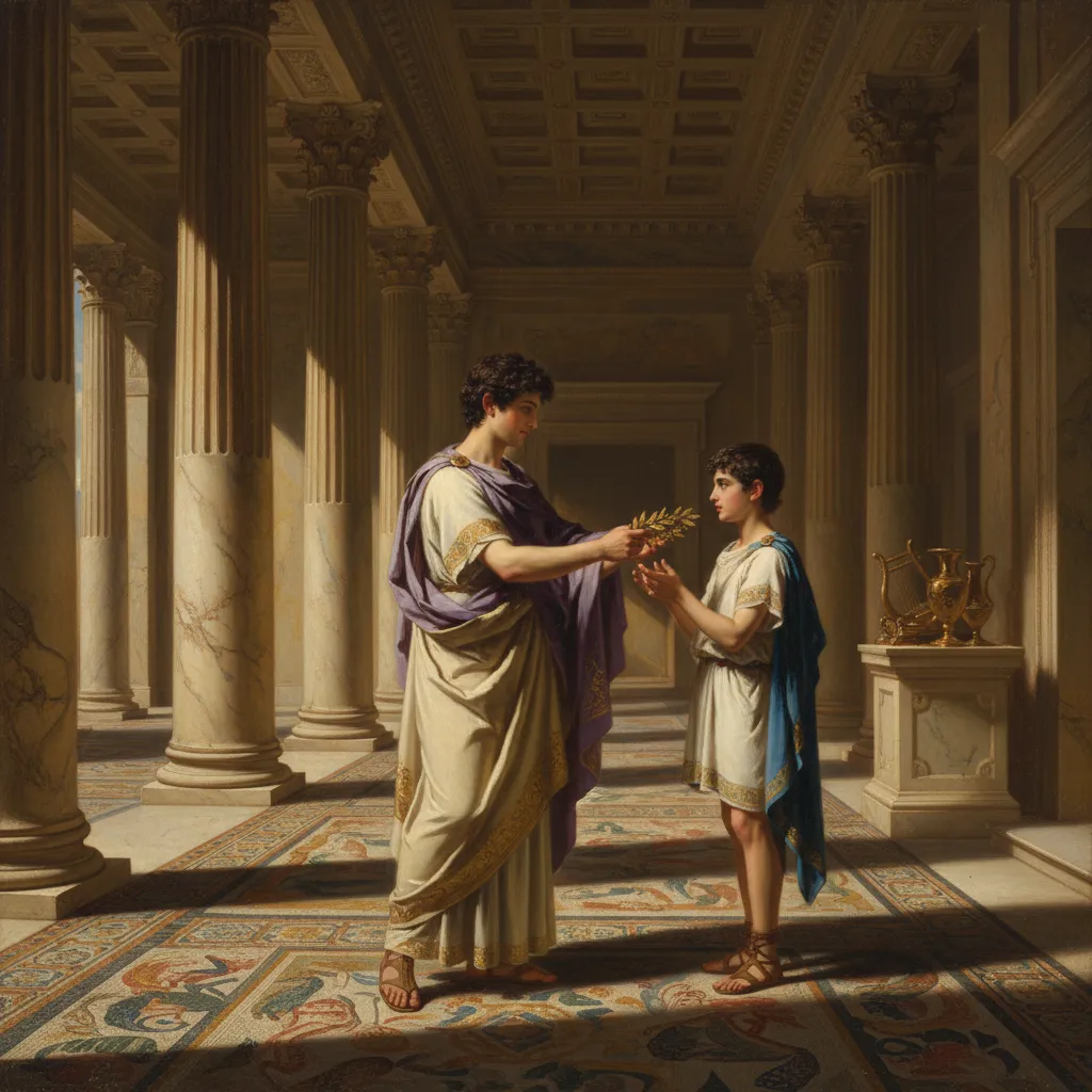 왕위를 걷어찬 바실레우스의 아들