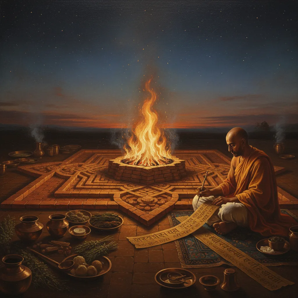 천 개의 수트라로 제단 위의 불꽃을 논증하다