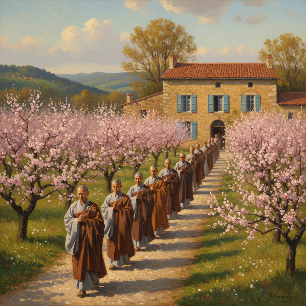 ## 프랑스 남부의 농가에서 시작된 마을