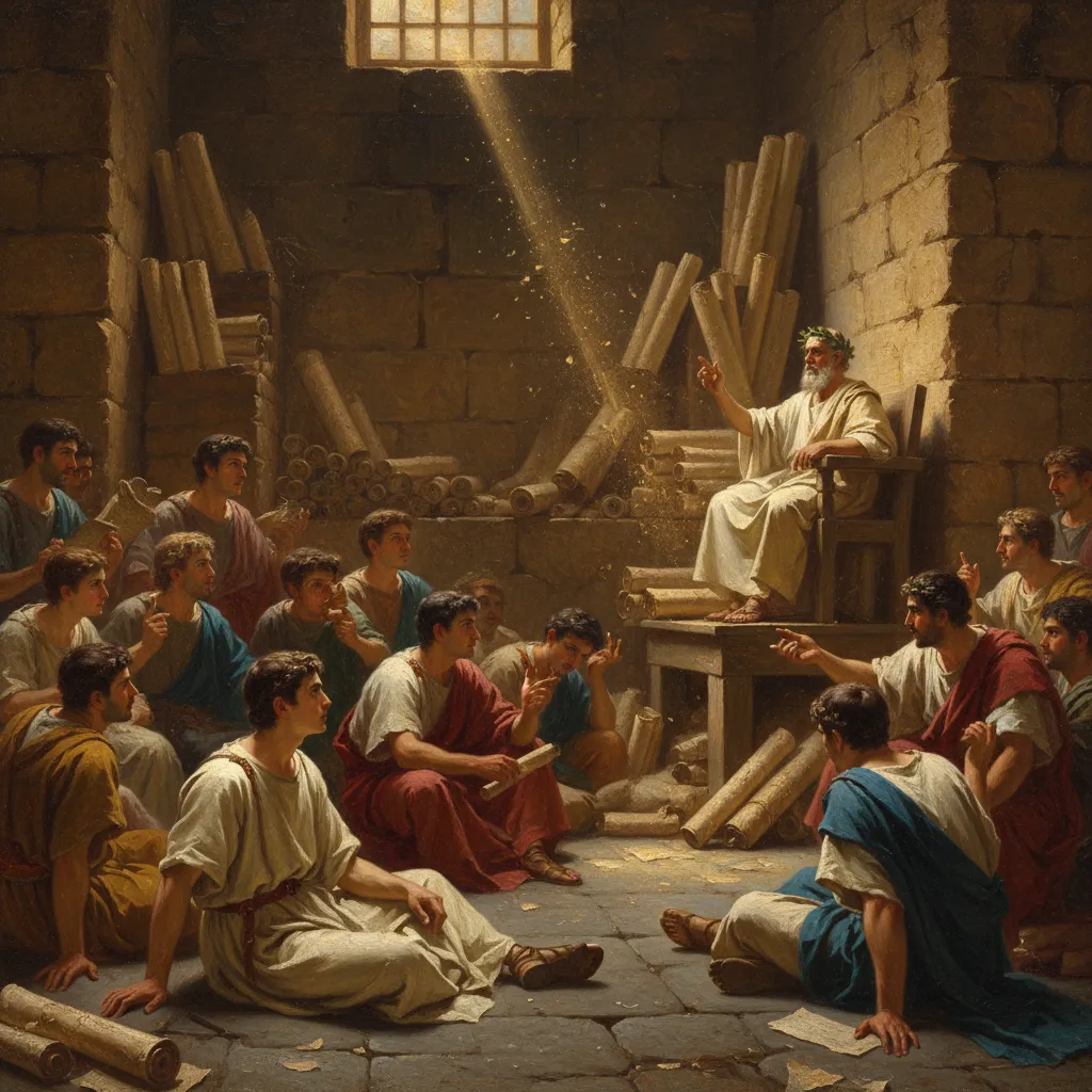 알렉산드리아에서 11년을 침묵한 학생