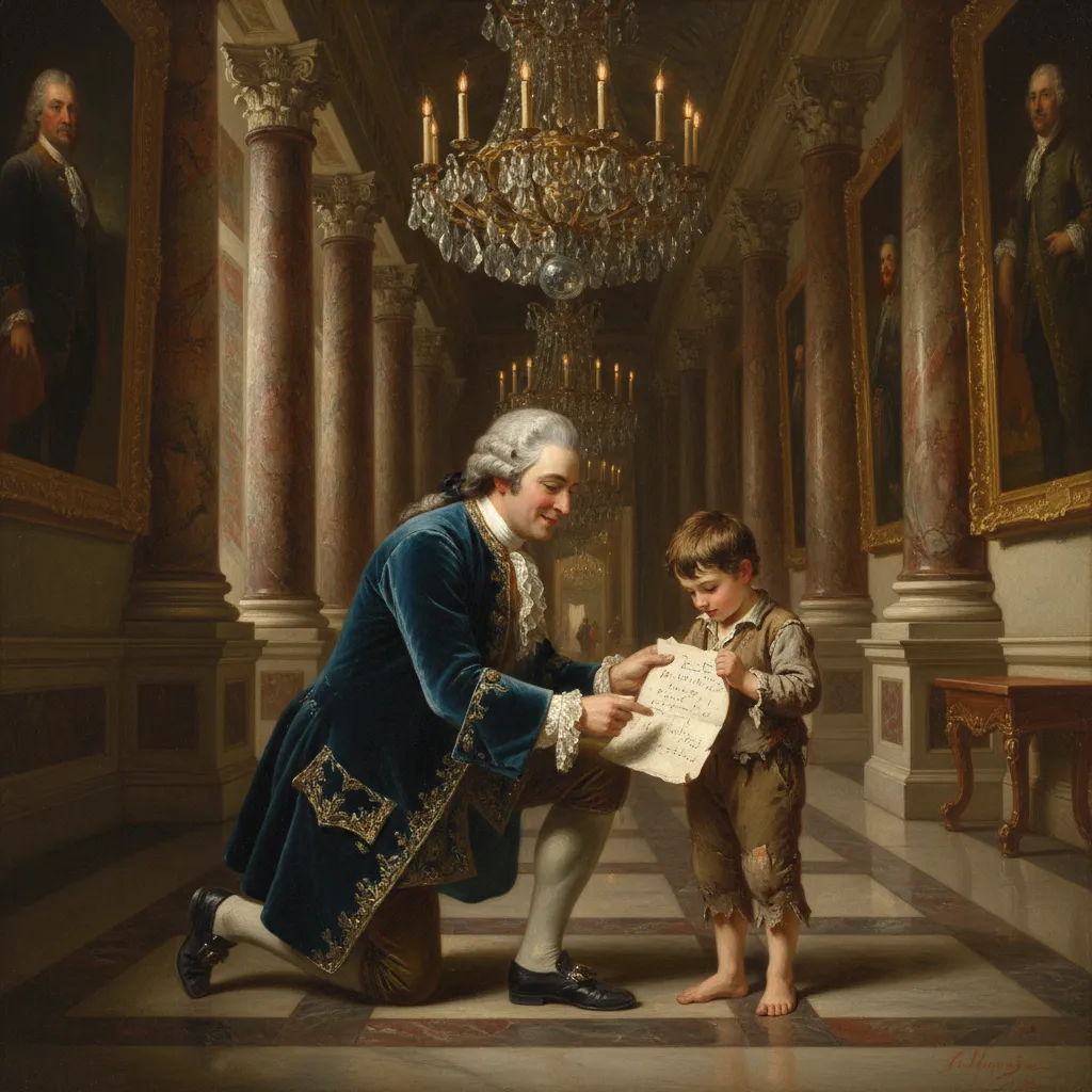 ## 가난한 벽돌공의 아들, 공작의 후원을 받다