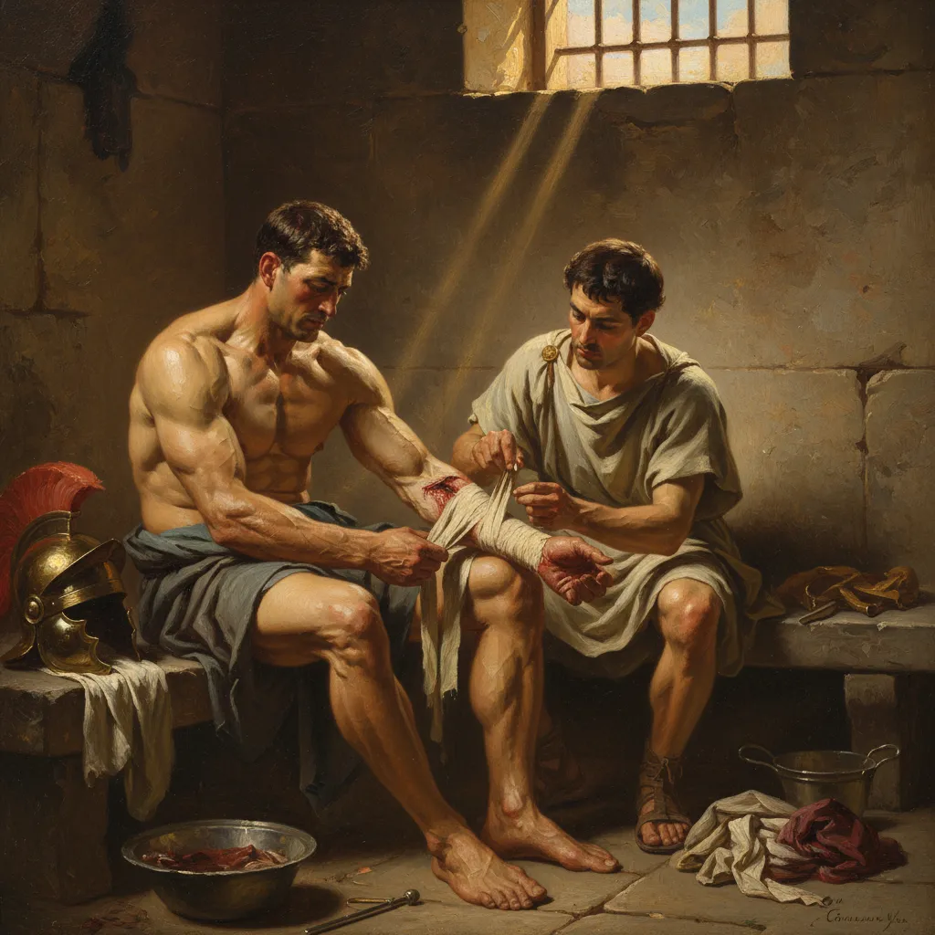 검투사의 상처가 만든 천재 의사