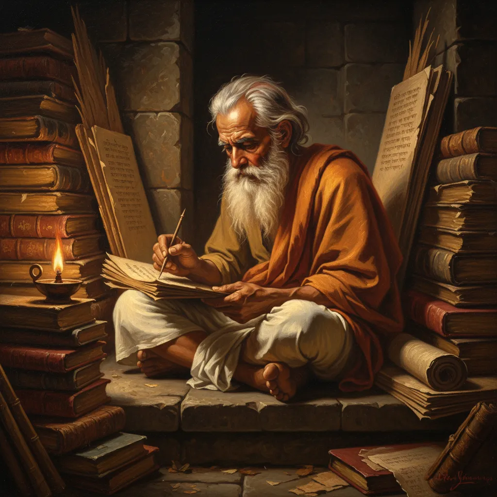 카필라의 구전이 사라지기 직전, 한 사람이 72행으로 못을 박았다