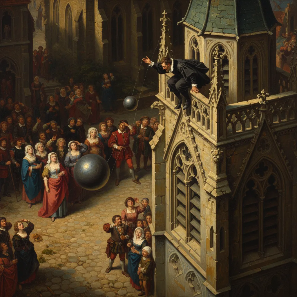 갈릴레오보다 빨랐던 남자 — 교회 탑 낙하 실험