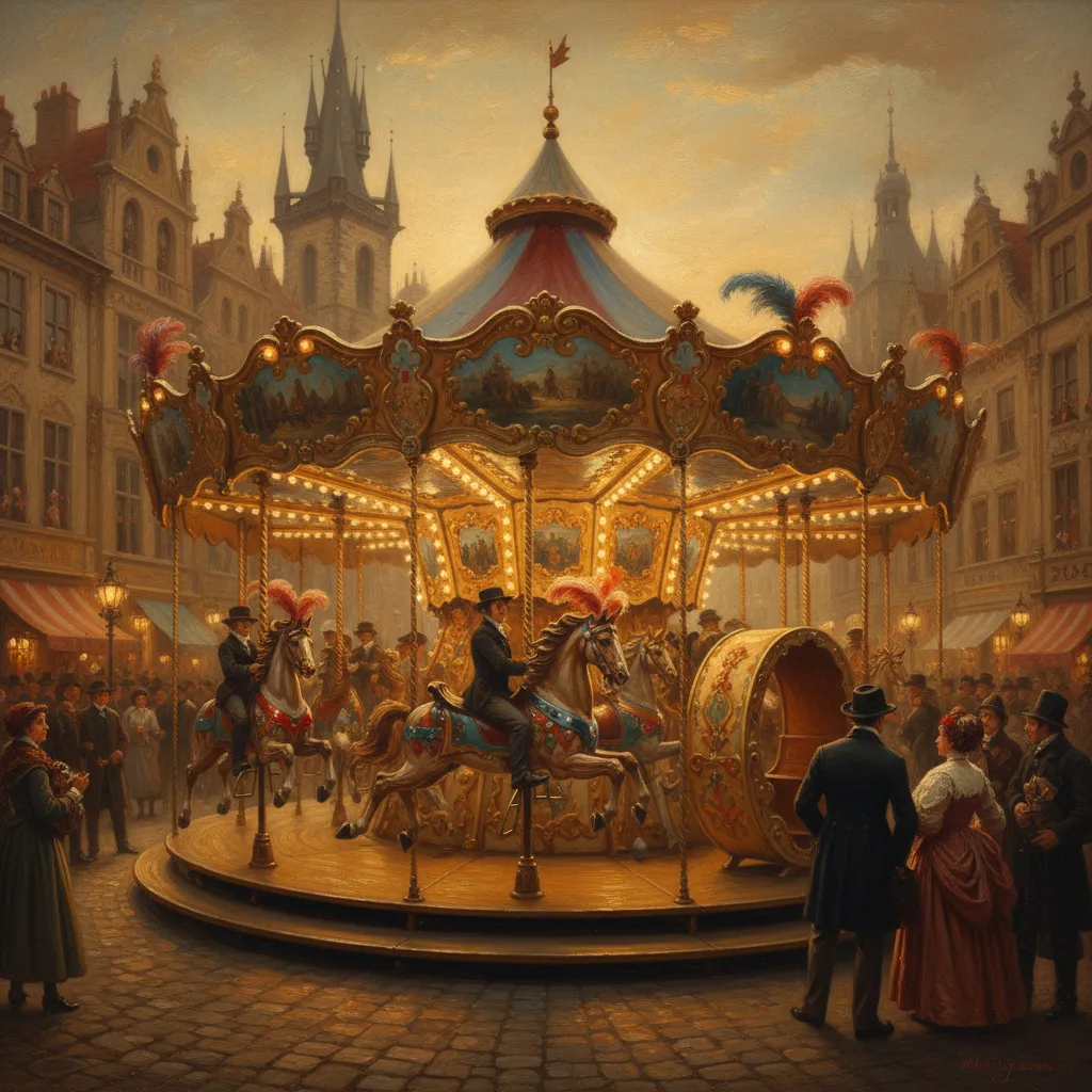 회전목마 위에서는 세상이 도는 것처럼 보인다