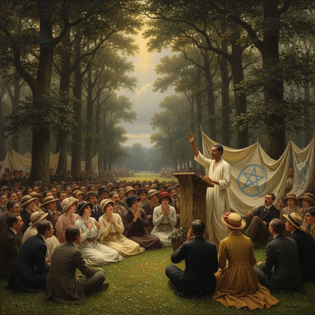 3천 명 앞에서 자기 조직을 해산하다