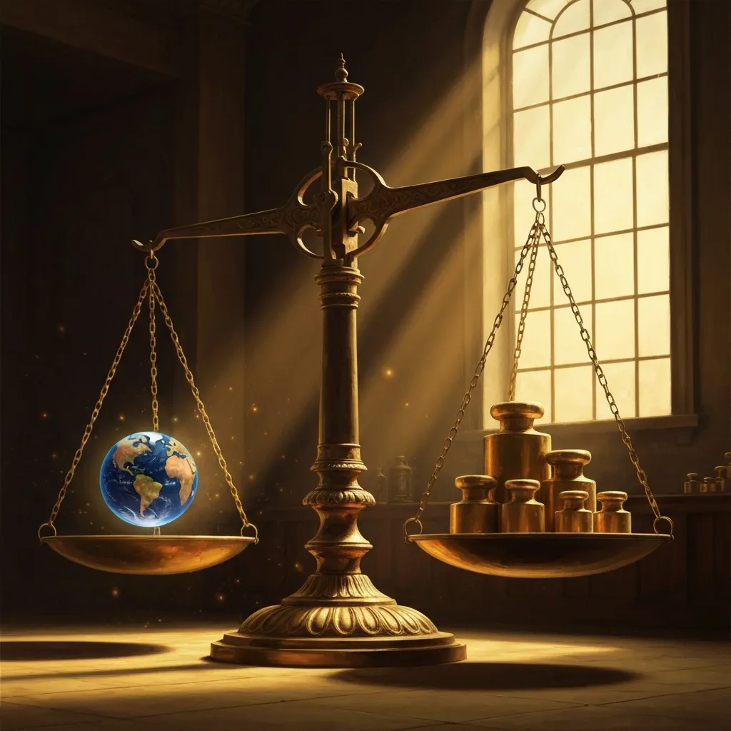 체중계 위에 지구를 올려놓을 수 있다면