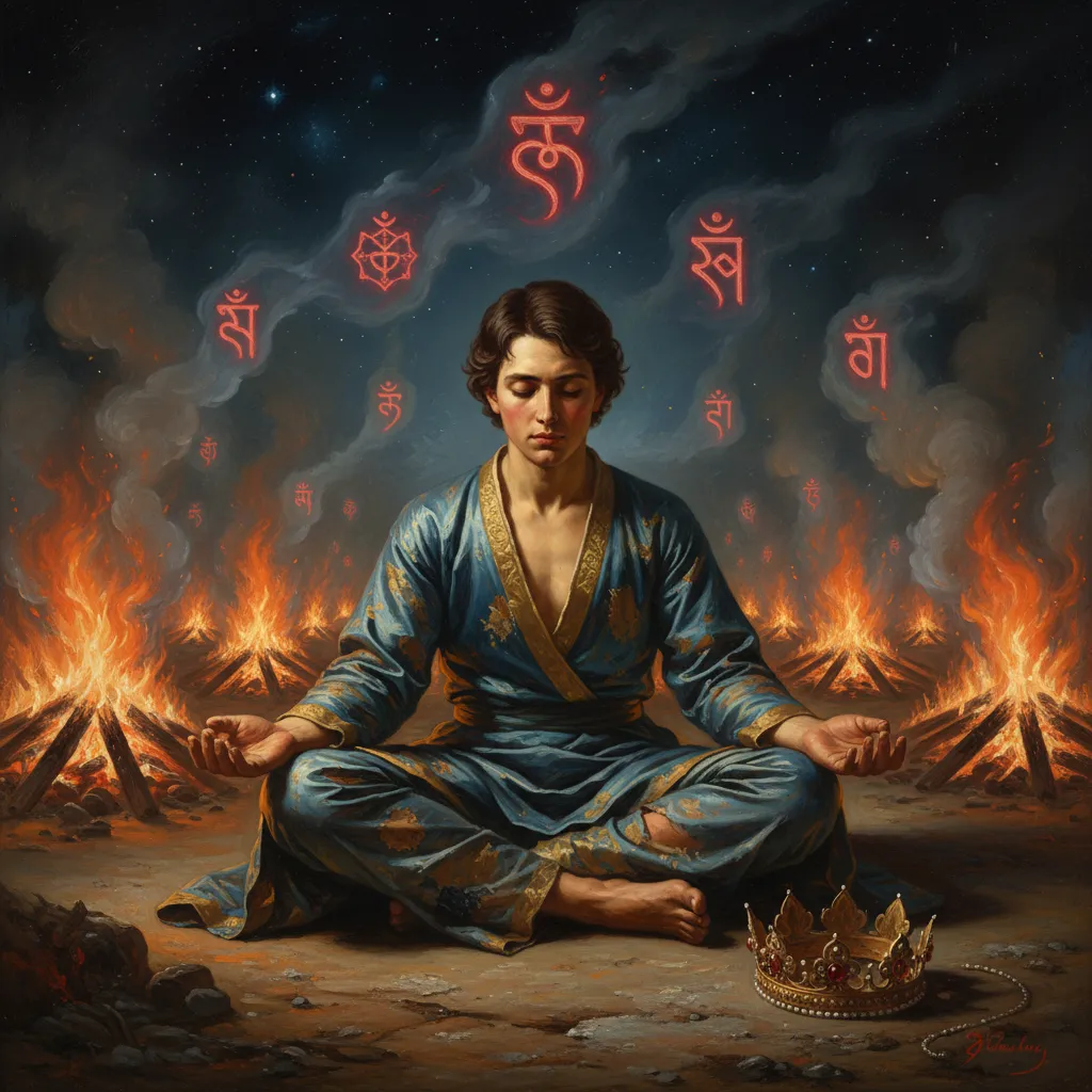 왕자님, 왜 왕관을 벗고 무덤으로 갔나요