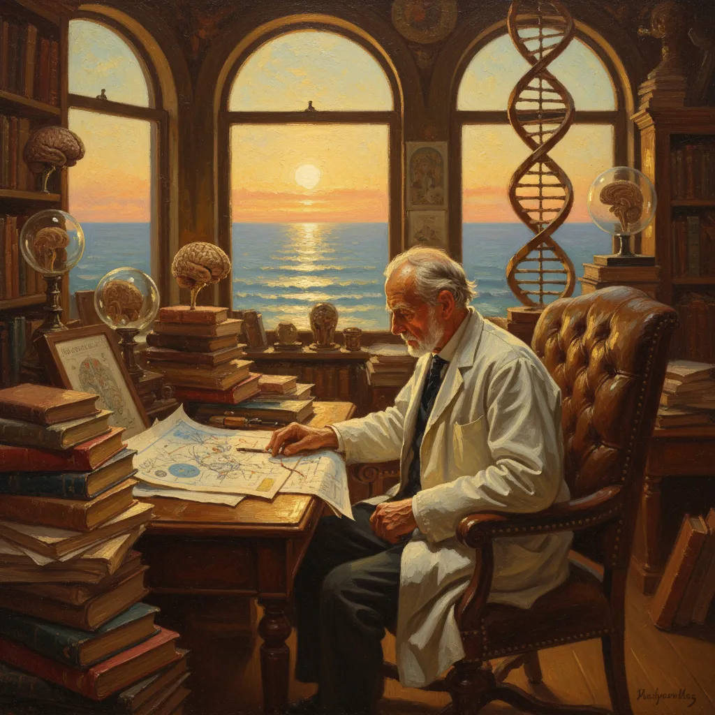 생명의 비밀을 푼 사람은 죽을 때까지 의식의 비밀을 풀지 못했다