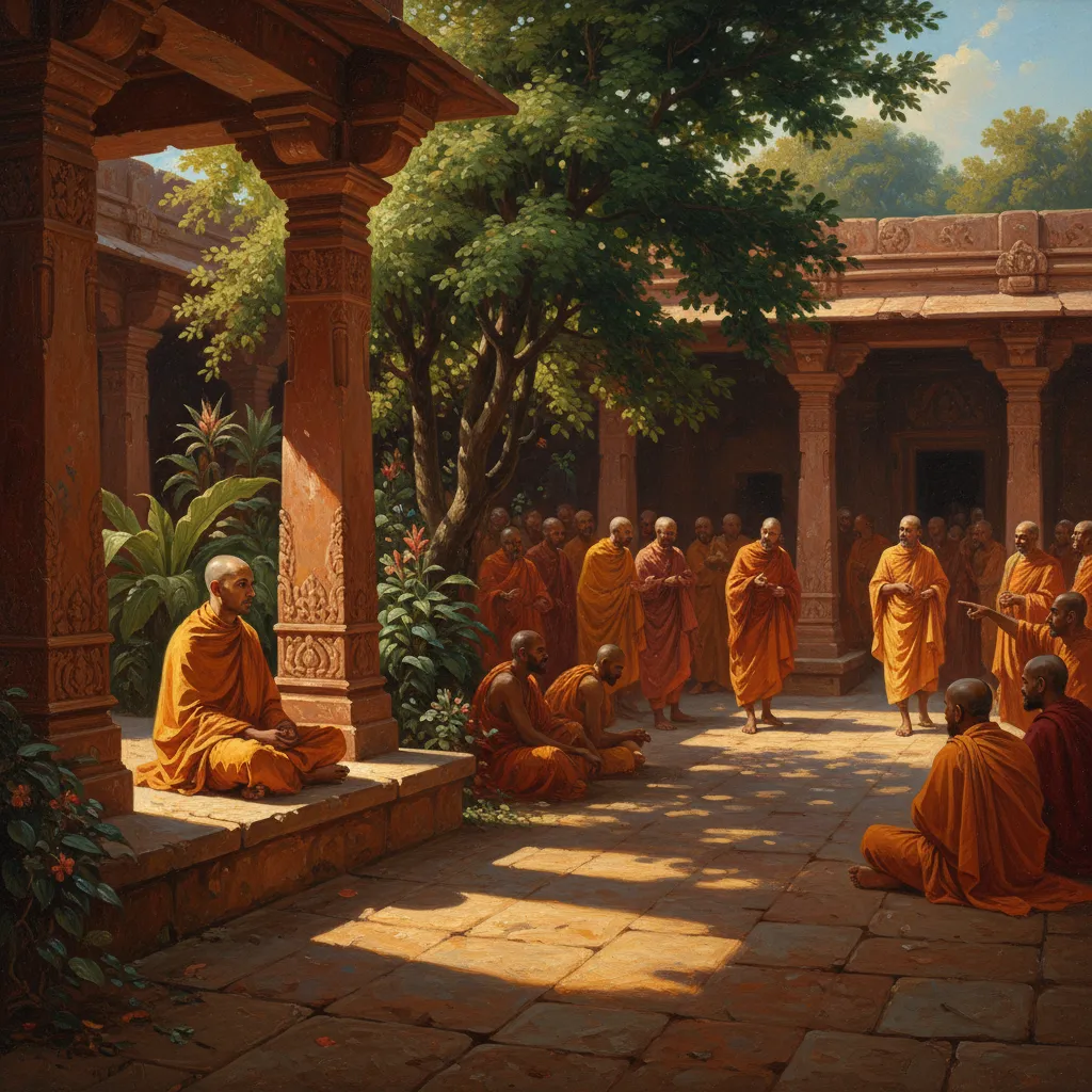 ## 밥만 축내는 승려, 별명이 '세 가지만 하는 놈'