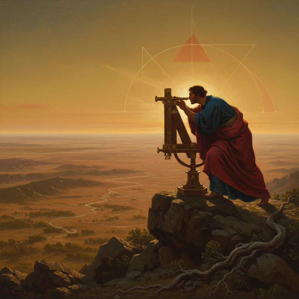 산 하나, 막대 하나, 수학 하나