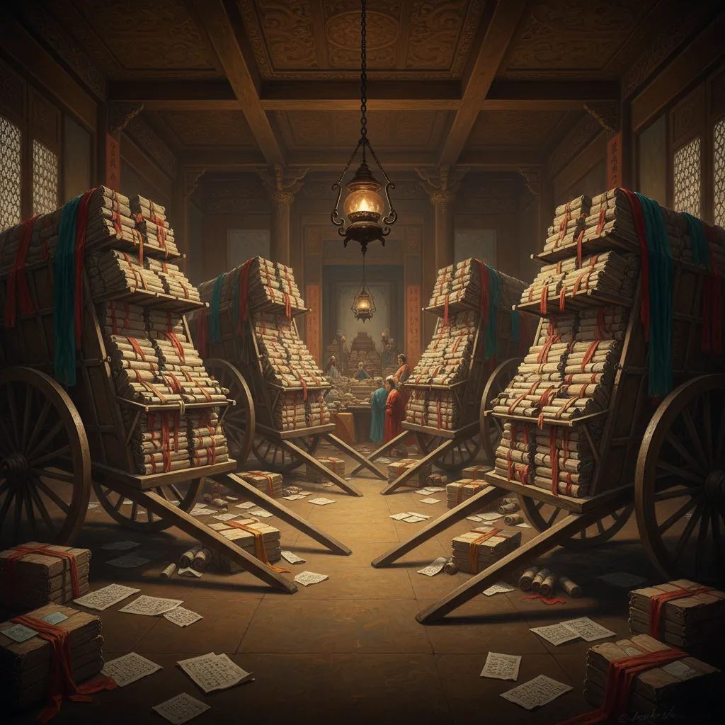 ## 재상의 서재에 수레 다섯 대 분량의 책이 쌓여 있었다