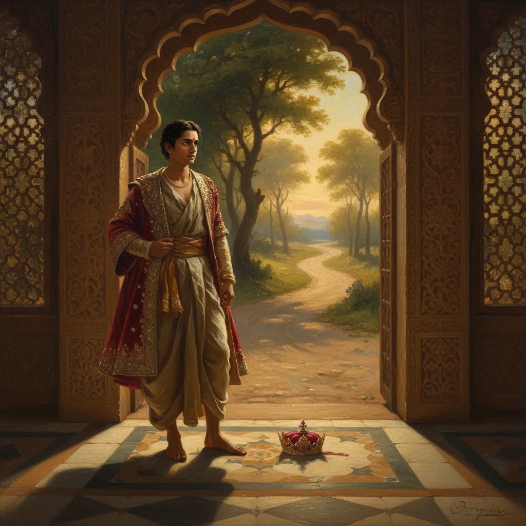 왕자가 왕좌 대신 탁발승의 발우를 택한 날