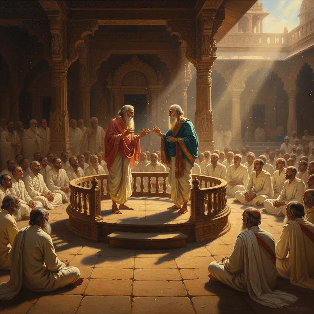 인도 전역을 걸어다닌 토론왕