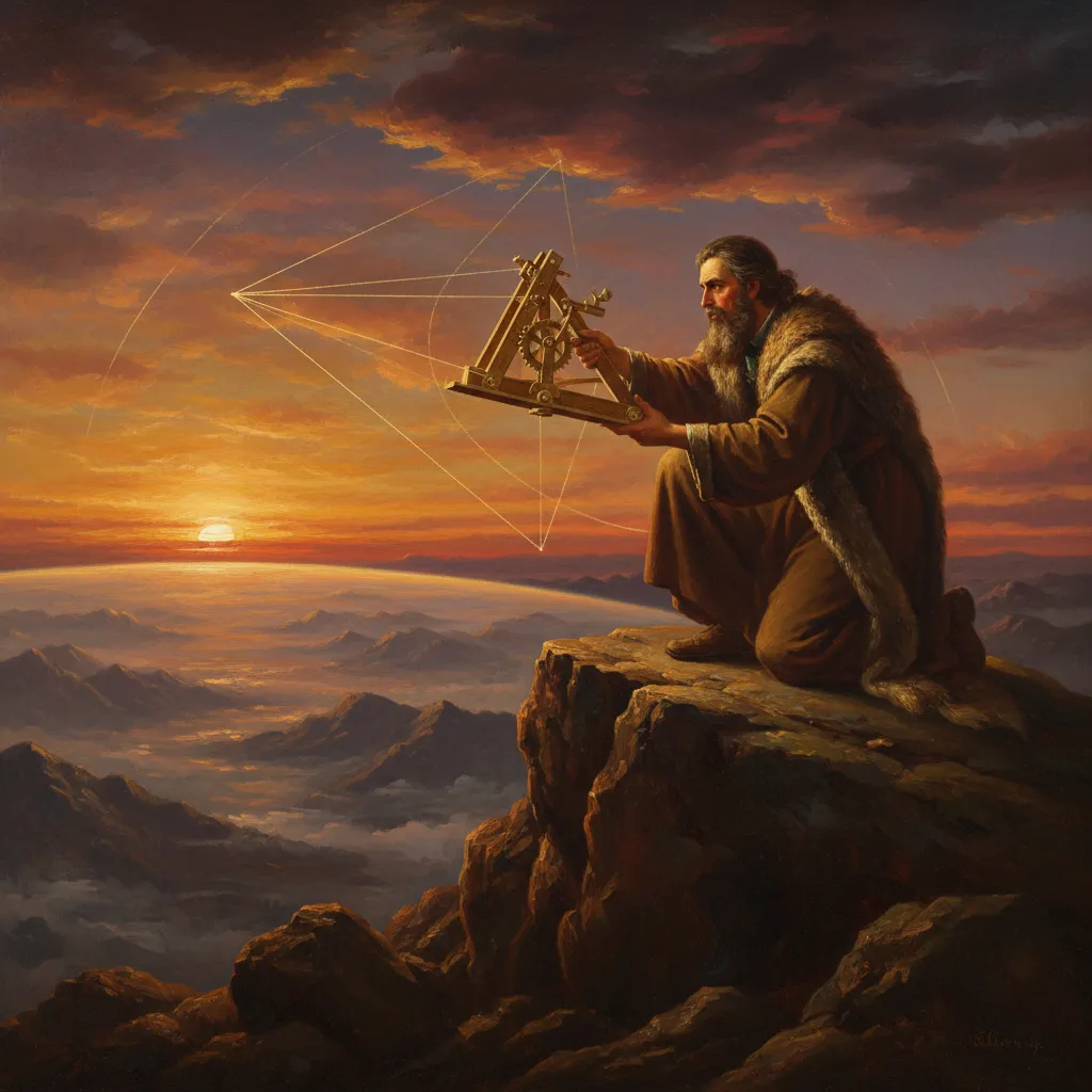 산 하나, 막대기 하나, 그리고 삼각형