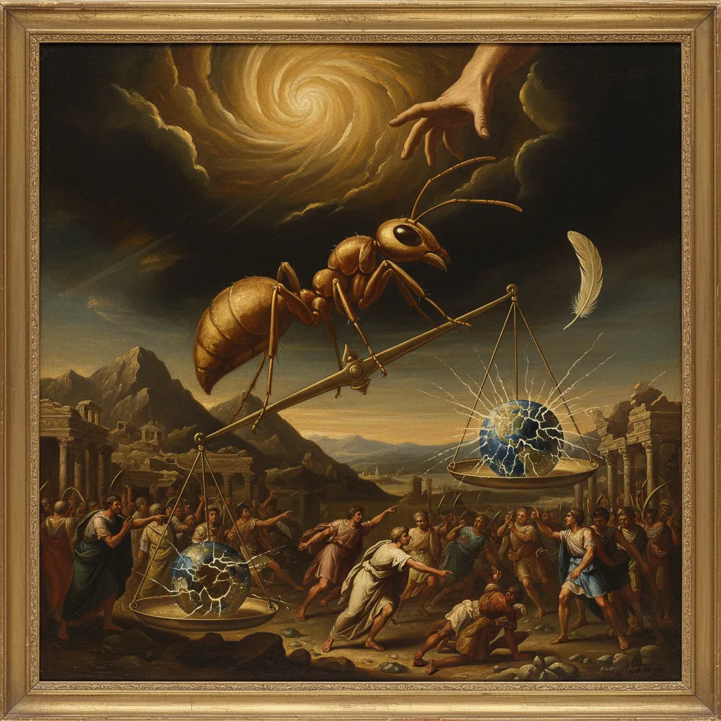 개미 한 마리의 무게가 세상을 바꿀 수 있을까