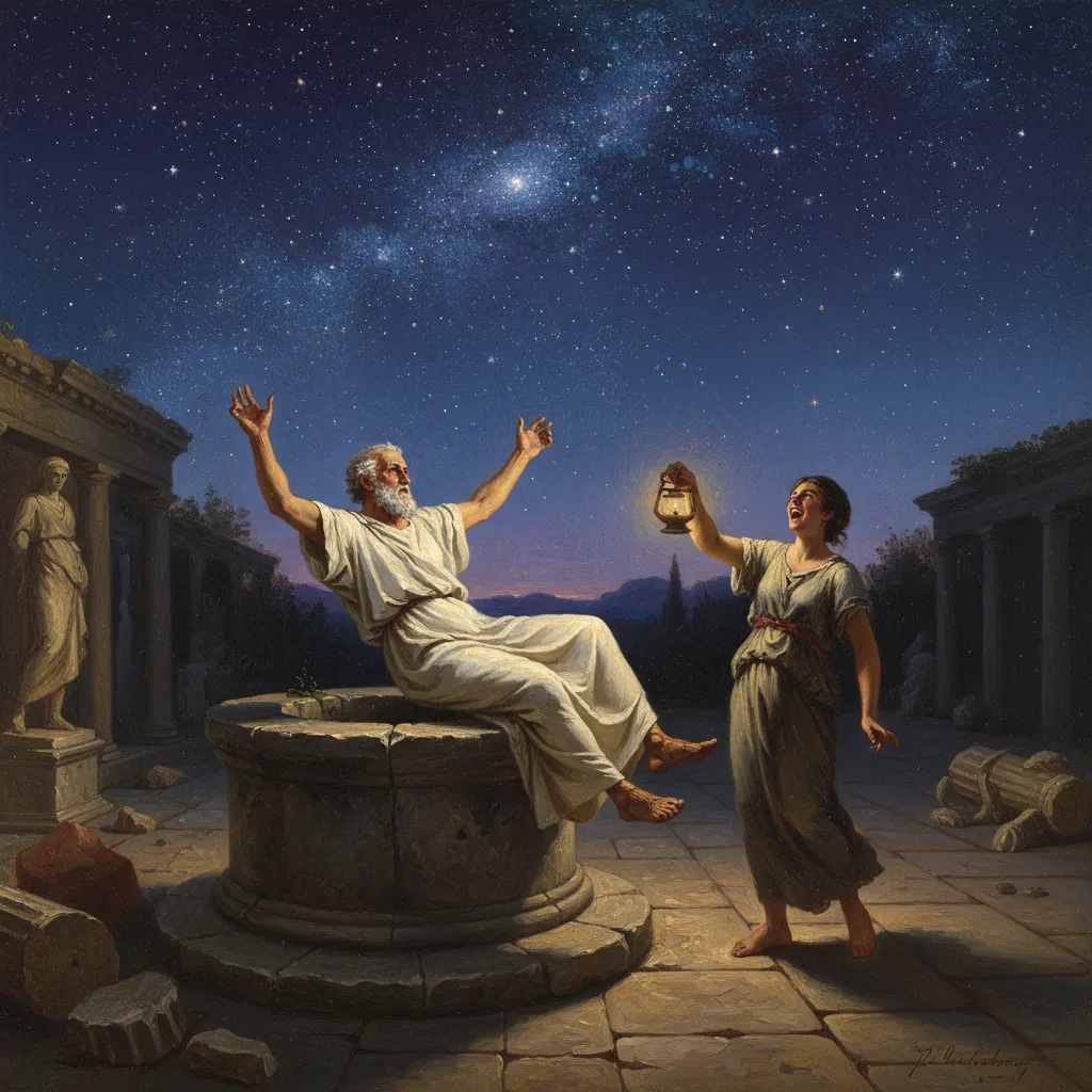 ## 별을 보다 우물에 빠진 남자를 온 동네가 비웃었다