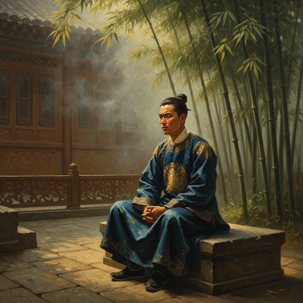 대나무를 7일 동안 노려본 소년