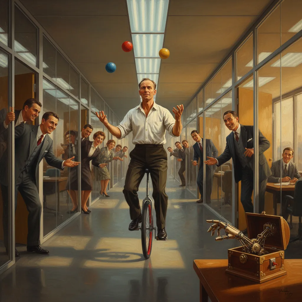 ## 디지털 시대의 설계자는 복도에서 저글링을 하고 다녔다