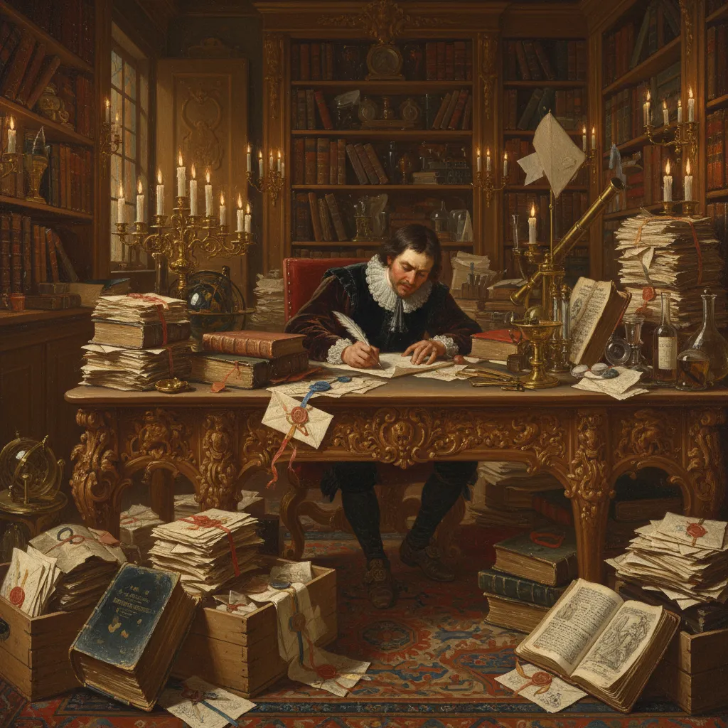 ## 편지를 600통 쓰는 사람 — 17세기판 '모든 것의 덕후'