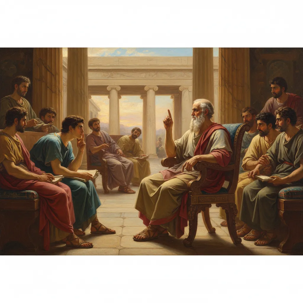 ## 플라톤이 기록한 노철학자와 청년 소크라테스의 대화
