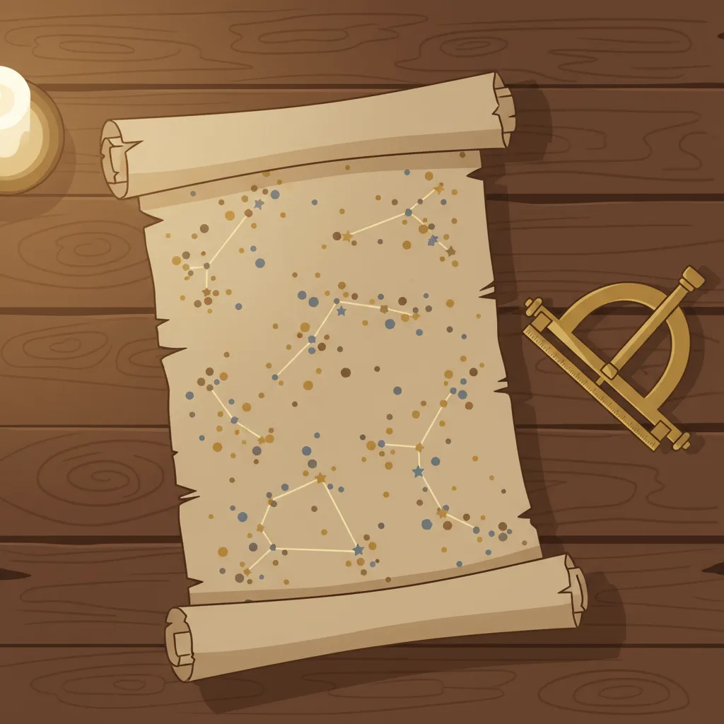 850개의 별을 손으로 기록하다 — 최초의 별 카탈로그