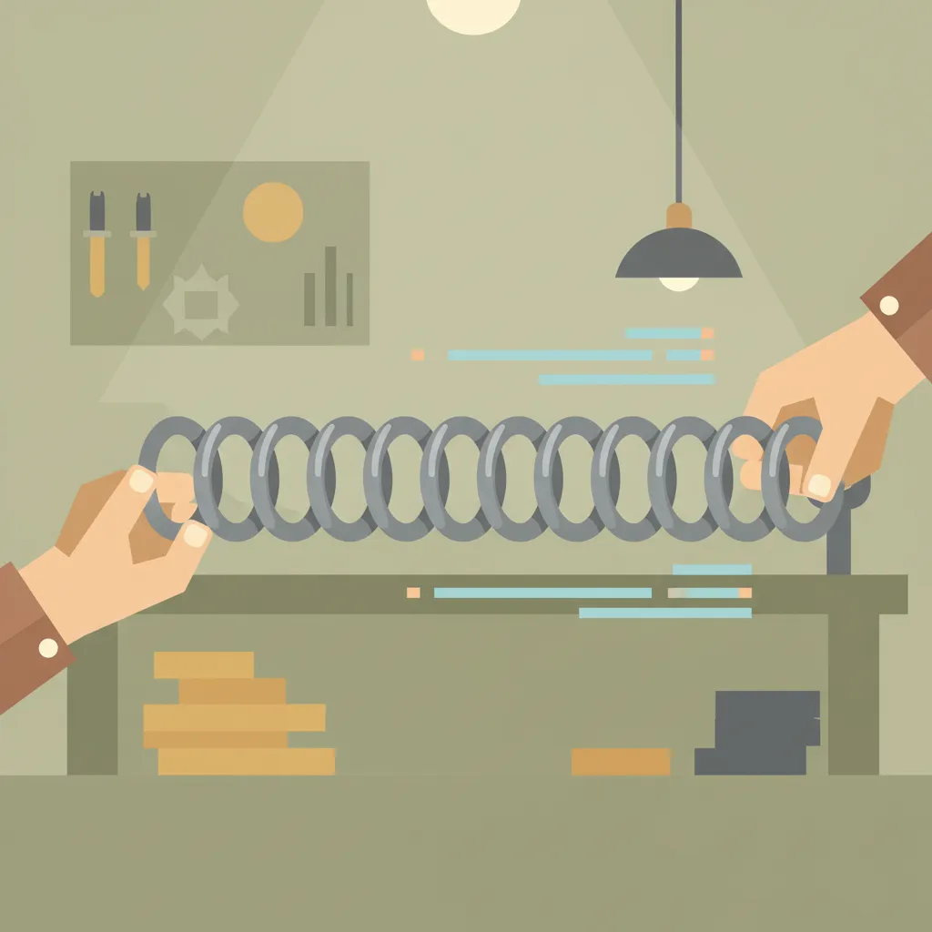 용수철 하나로 세상을 설명하다