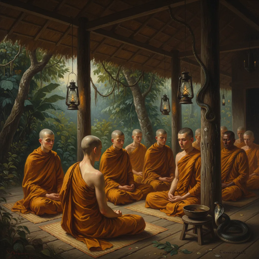 ## 코브라가 나오는 숲에 서양인들이 줄을 섰다