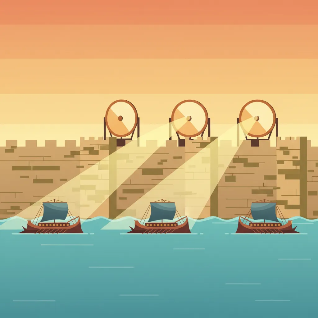 거울로 전함을 불태운 남자