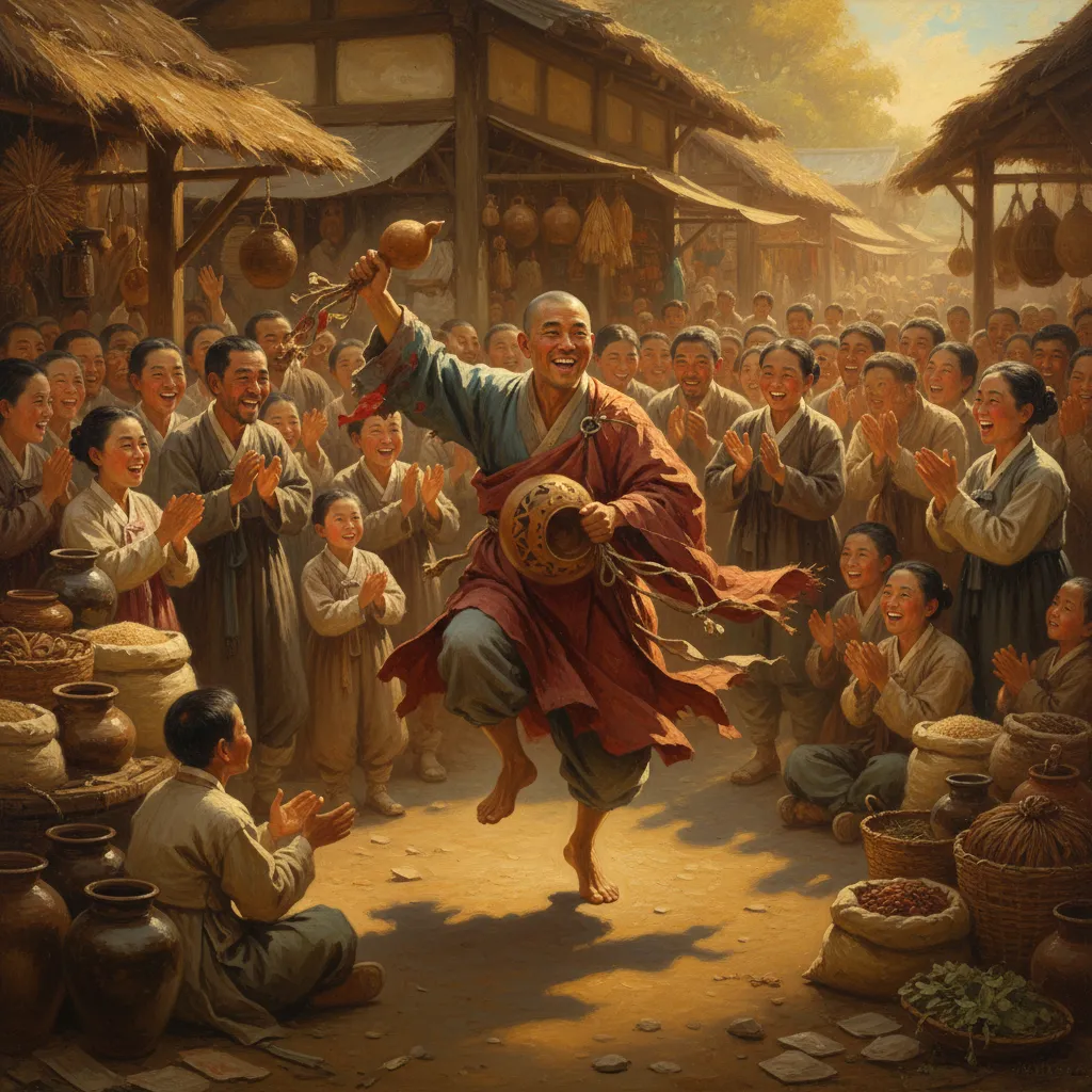 거리로 나간 승려