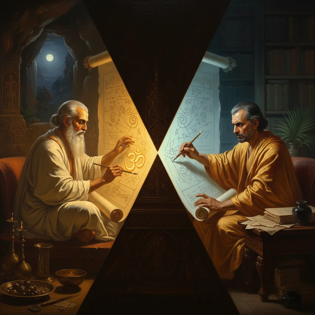 파탄잘리가 빌려 쓰고 샹카라가 논박한 뼈대