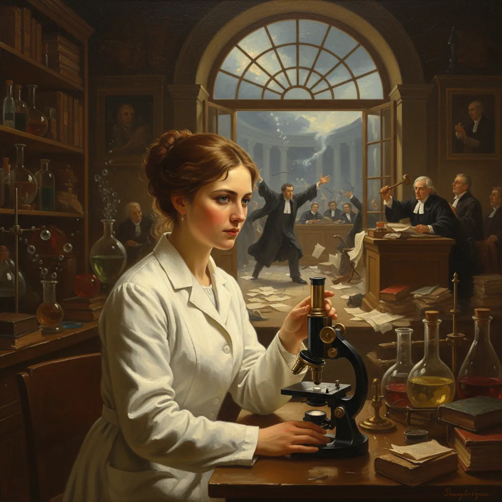 특허 전쟁의 한복판에서 그녀는 실험실로 돌아갔다