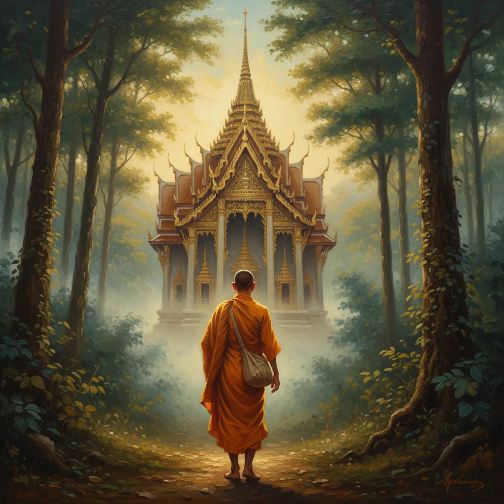 ## 태국에서 제일 잘나가는 절의 스님이 짐을 쌌다