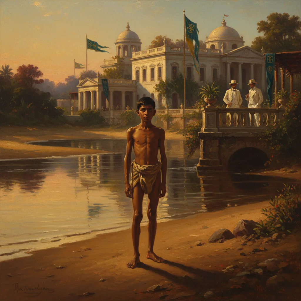 아디야르 강변에서 발견된 소년