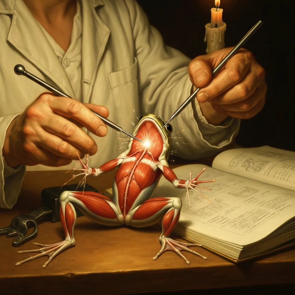 개구리 안에 전기가 흐른다고? — 동물 전기 이론