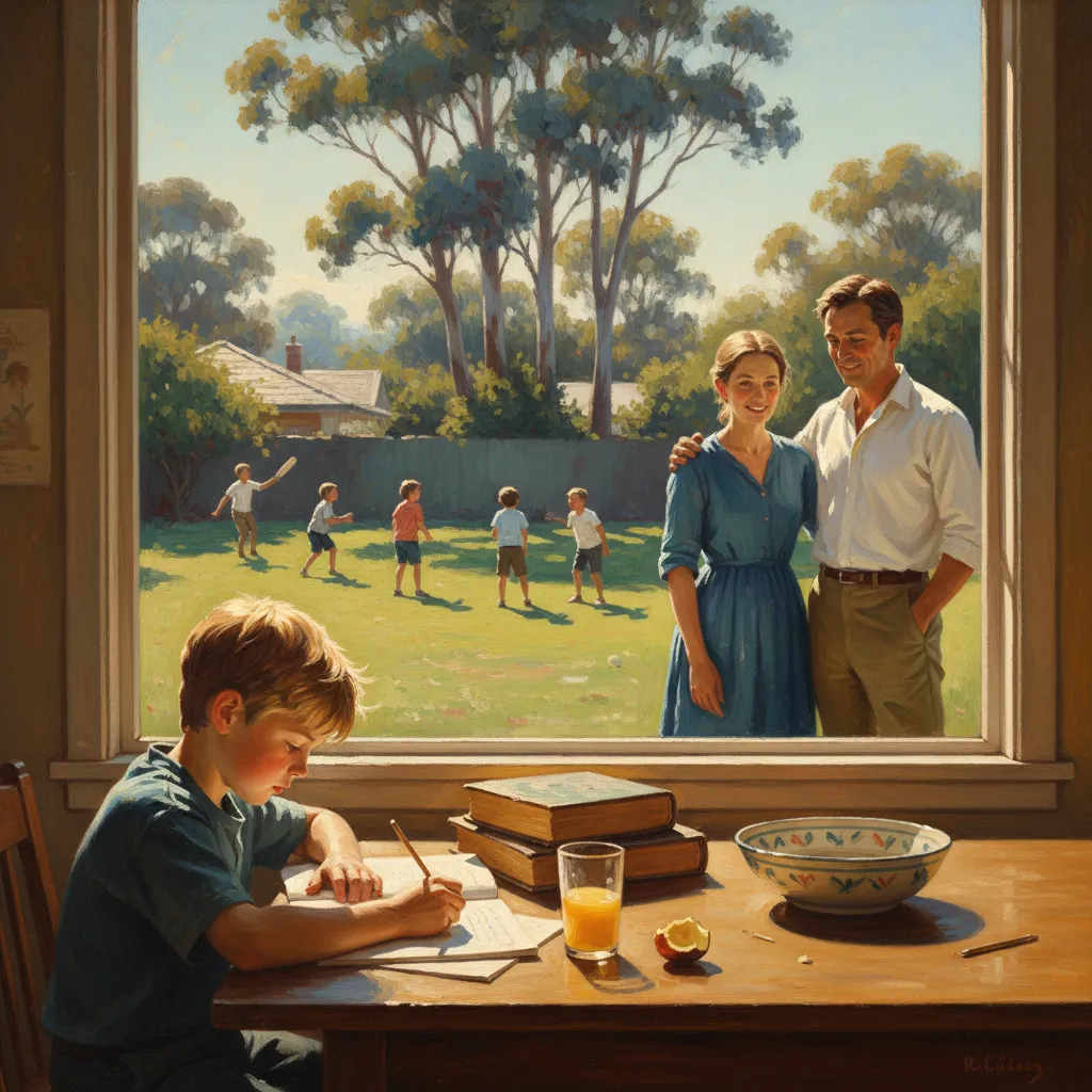 천재의 부모는 아들을 일부러 천천히 걷게 했다