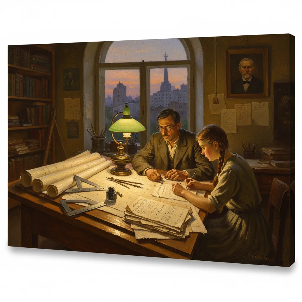 설계도를 그리던 손이 문명의 부고장을 쓰기 시작했다