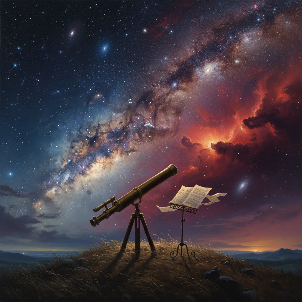 음악가의 귀가 우주를 넓혔다