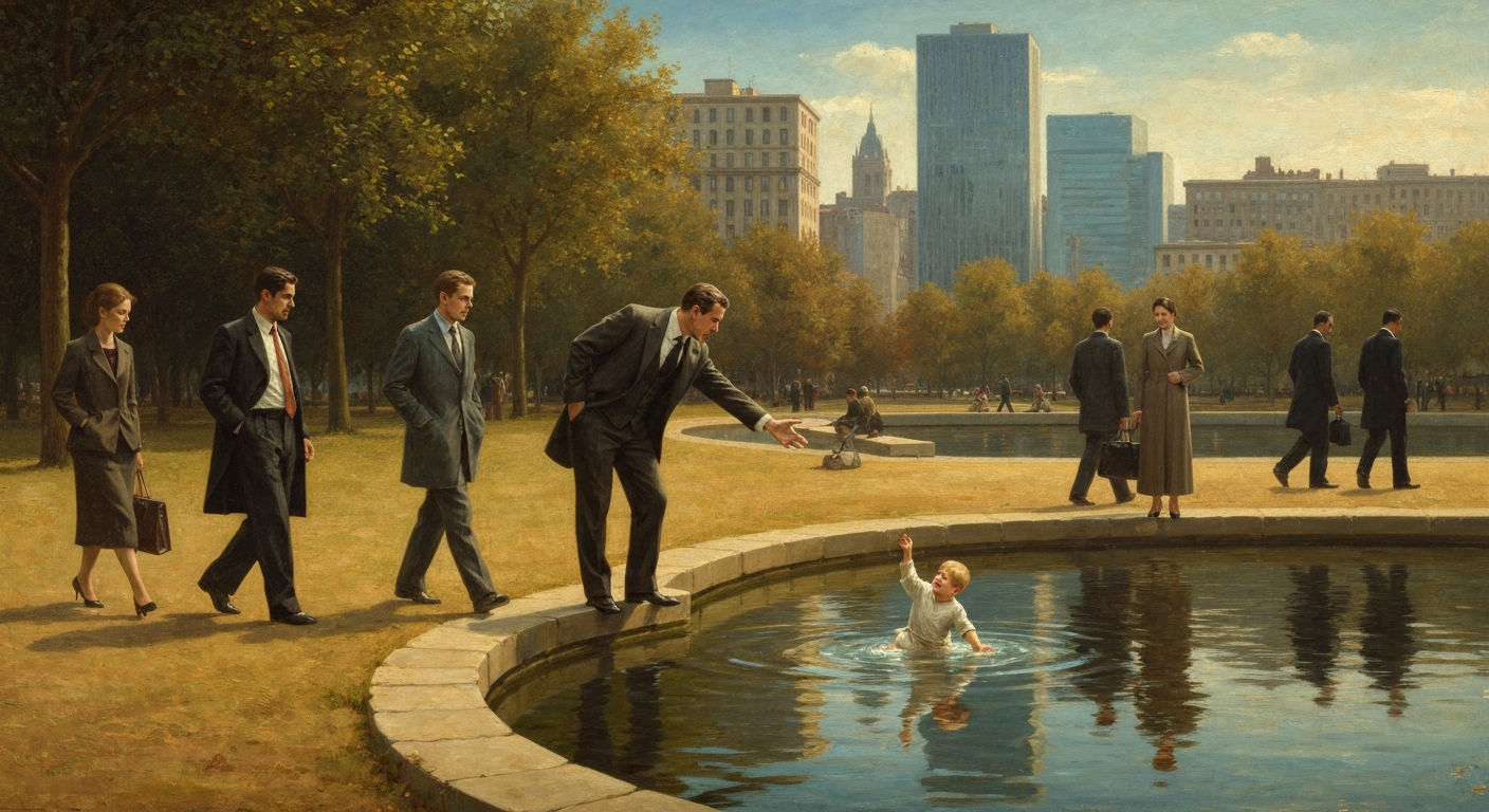 ## 월급의 절반을 기부하면서 세상에 '더 내놓으라'고 요구한 사람