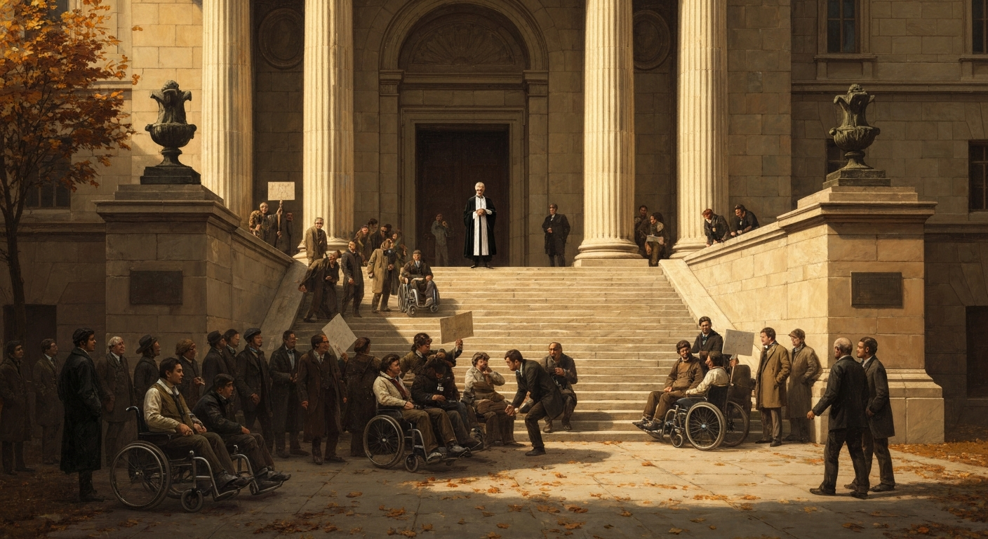 ## 장애 신생아 안락사를 주장한 철학자에게 휠체어 시위대가 몰려왔다