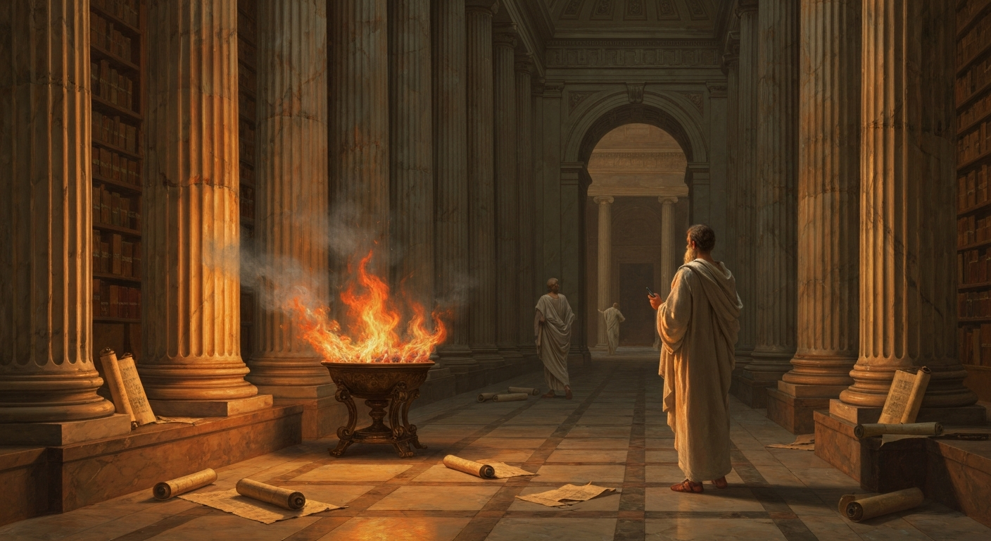 ## 플라톤은 그의 이름을 단 한 번도 부르지 않았고, 그의 책은 역사에서 증발했다