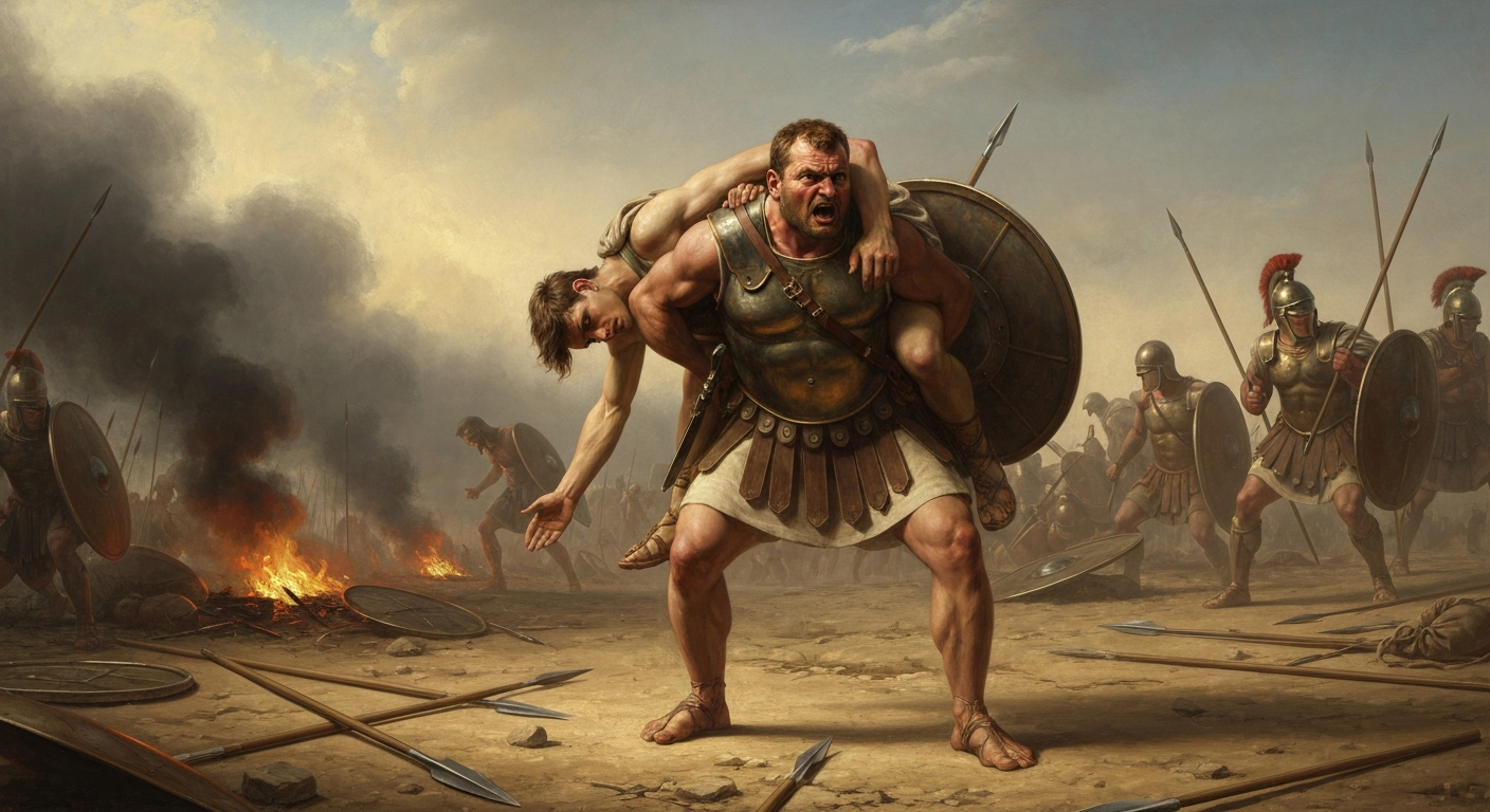 철학자이기 전에 그는 전쟁터에서 동료를 등에 업고 뛰었던 보병이었다