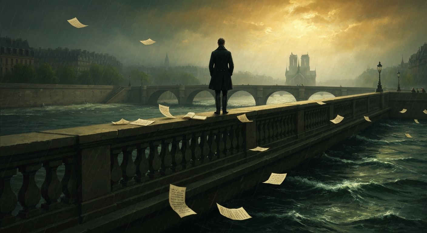 ## 인류의 지식을 정리하겠다던 남자가 센 강에 뛰어들었다