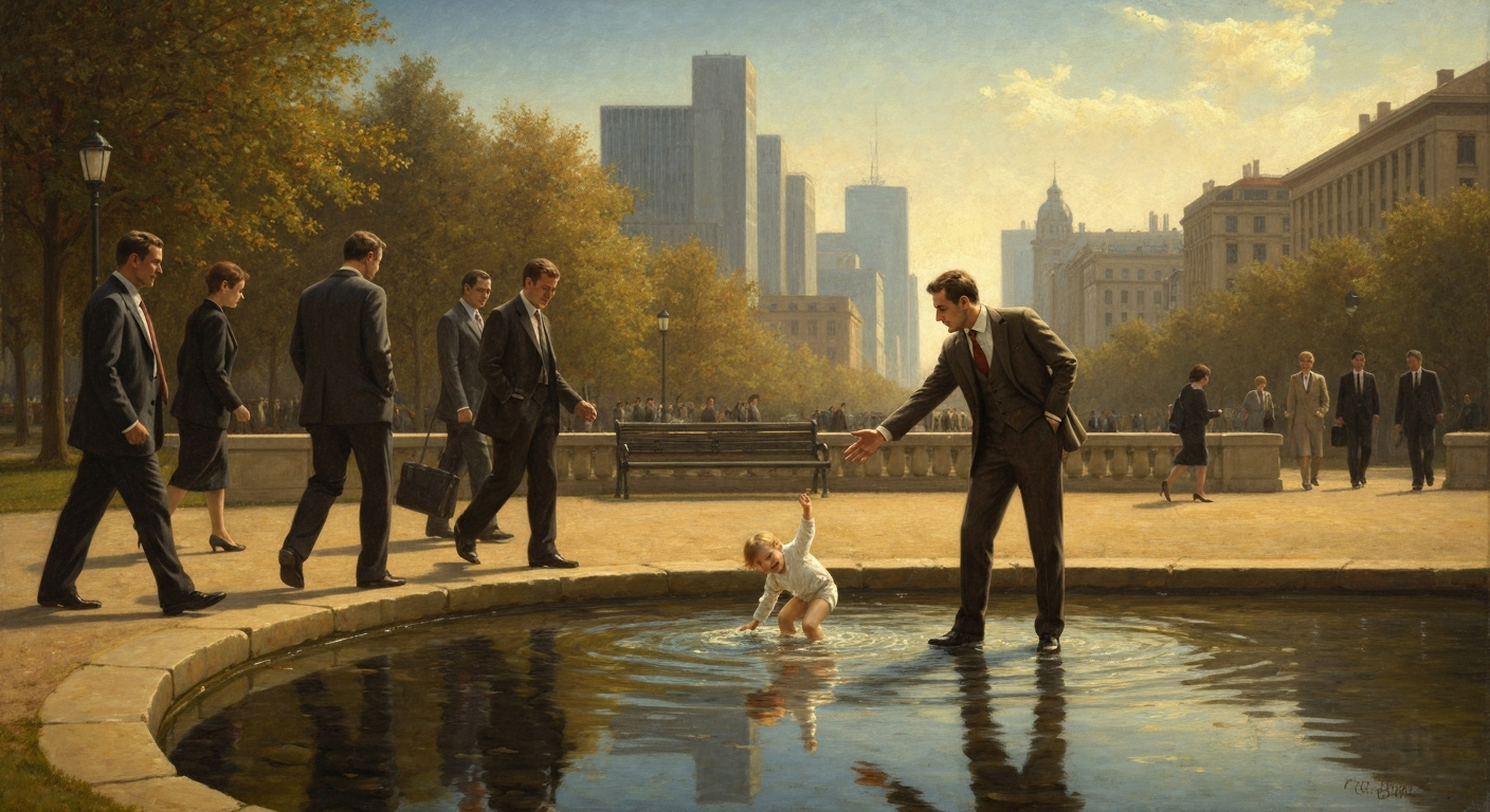 ## 월급의 절반을 기부하면서 세상에 '더 내놓으라'고 요구한 사람