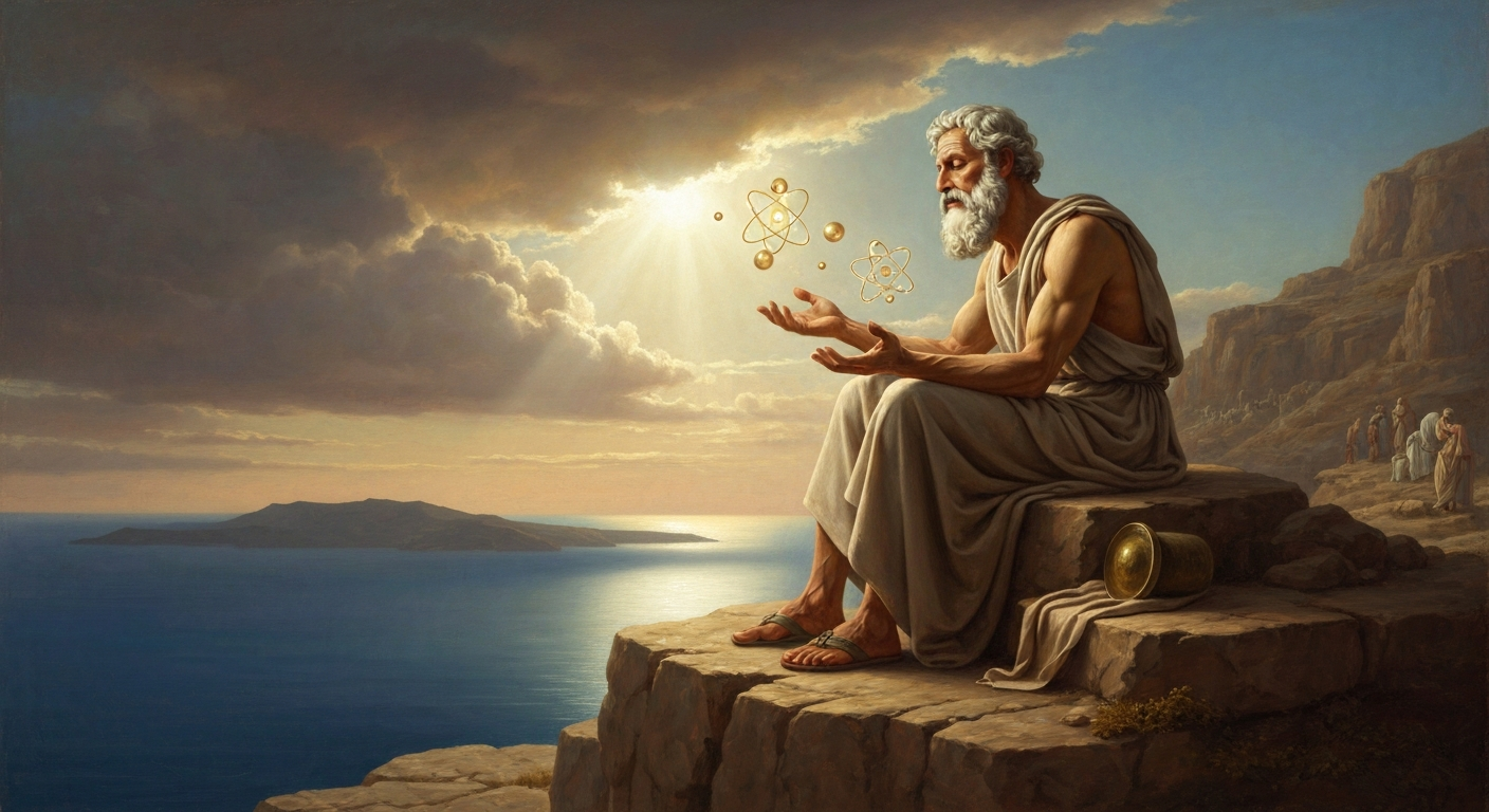 ## 현미경도 없던 시대에 한 남자가 눈을 감고 우주의 재료를 맞혔다