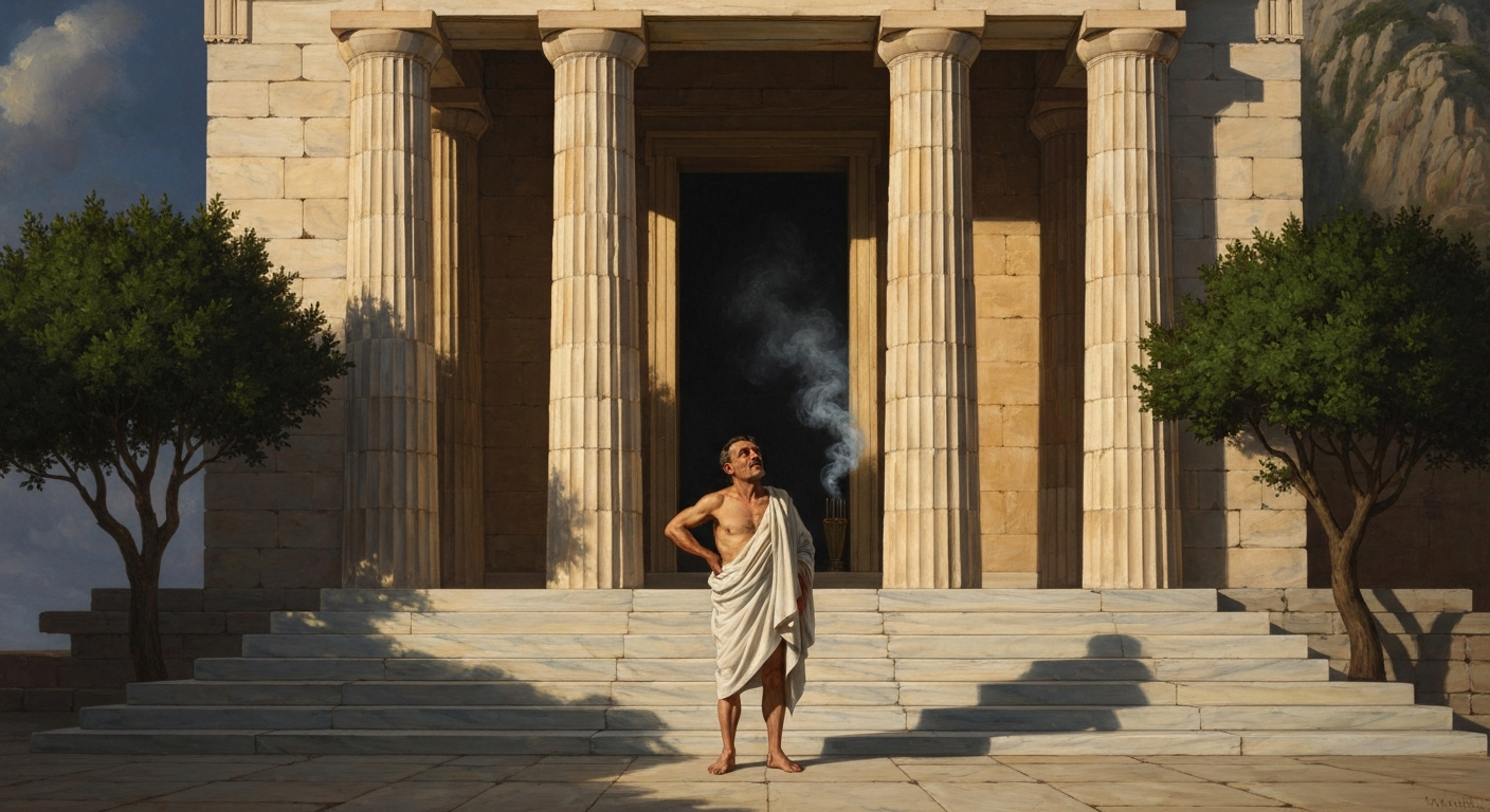 그리스 최고의 신전이 '가장 지혜로운 사람'이라 불렀을 때, 그는 그걸 반박하려고 길을 나섰다