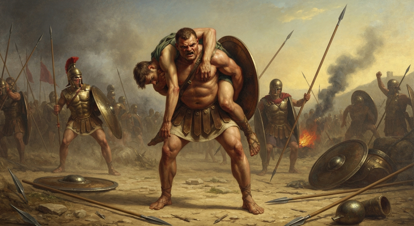 철학자이기 전에 그는 전쟁터에서 동료를 등에 업고 뛰었던 보병이었다